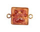 Patricia Healey Copper Paw Print Large Horizontal Link 33x21mm