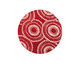 Lillypilly Red Dandelion Anodized Aluminum Disc 25mm, 24 gauge
