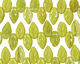 Czech Glass Chartreuse Quartz Leaf Drop 5x10mm