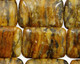 Yellow Zebra Jasper Thin Pillow 25x18mm