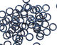 Blue Enameled Copper Round Jump Ring 6.5mm, 18 gauge