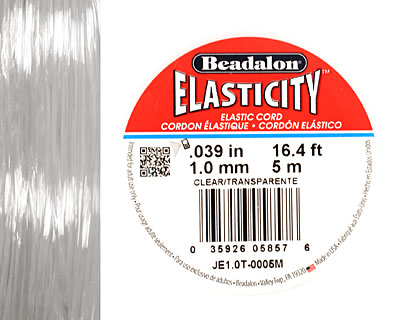 Elasticity Clear 1.0mm, 5 meters