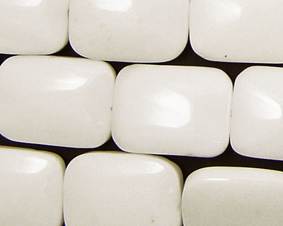 White Agate Thin Pillow 20x15mm