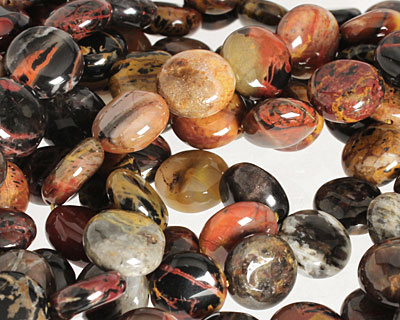 Pilbara Jasper Puff Coin 11-13mm