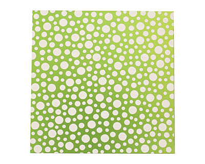 Lillypilly Lime Green Scattered Dots Anodized Aluminum Sheet 3