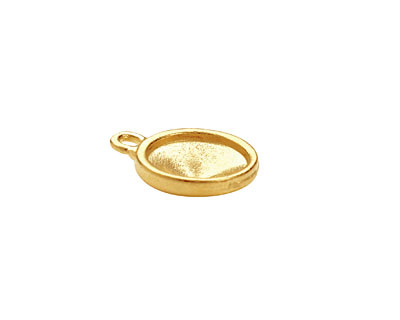 TierraCast Gold (plated) Faceted Drop 14x17mm