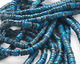 Teal Impression Jasper Heishi 7-8mm