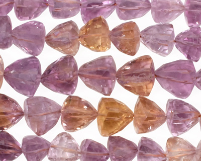 Ametrine Faceted Triangle 6-7x8-9mm