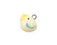 Jangles Ceramic Woodland White Bird 14-16mm