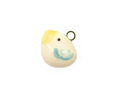Jangles Ceramic Woodland White Bird 14-16mm