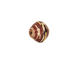 African Paper (red, chocolate, mustard) Bicone 12x13mm
