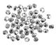 Czech Fire Polished Glass Silver Round 3mm