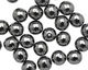 Czech Glass Hematite Round 8mm