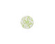 Lillypilly Lime Green Cherry Blossom Anodized Aluminum Disc 11mm, 24 gauge