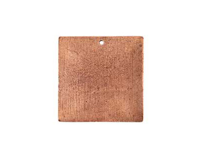 Nunn Design Antique Copper (plated) Flat Grande Square Tag 31mm