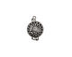 Antique Silver (plated) Filigree Box Clasp 17x10mm