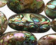 Abalone Freeform Puff Oval 24-28x15-18mm