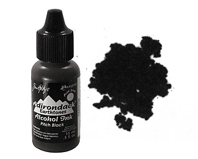 Adirondack Pitch Black Alcohol Ink 15ml