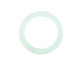 Trinket Foundry Seafoam Found Glass Bottle Ring 27-29x5-7mm