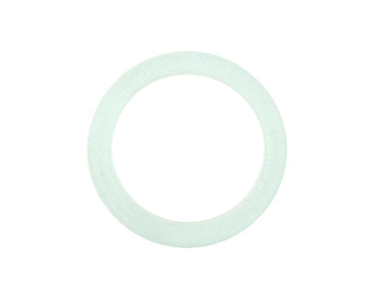 Trinket Foundry Seafoam Found Glass Bottle Ring 27-29x5-7mm