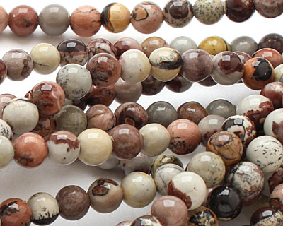 Coffee Bean Jasper Round 6mm
