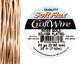 Soft Flex Silver Plated Rose Gold Craft Wire 20 gauge, 25 ft
