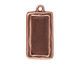 TierraCast Antique Copper (plated) Rectangle Frame Drop 15x31mm