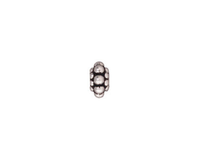 TierraCast Antique Silver (plated) Panten Rondelle 4x8mm