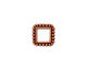 TierraCast Antique Copper (plated) 6mm Square Bead Frame 12mm