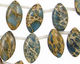 Blue Impression Jasper Spear Drop 10x18mm