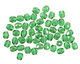 Czech Fire Polished Glass Luster Green Emerald Round 3mm