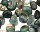 Moss Agate Tumbled Nugget Drop 9-14x11-16mm