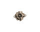 Stampt Antique Pewter (plated) Buttercup Connector 14x11mm