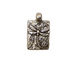 Green Girl Pewter Fly Dangle 17x31mm
