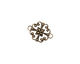 Stampt Antique Pewter (plated) Clover Connector 16x12mm