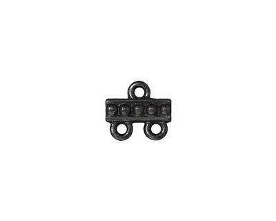 TierraCast Gunmetal Beaded 2-1 Link 10mm