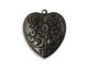 Vintaj Arte Metal Forget Me Not Heart Pendant 22x25mm