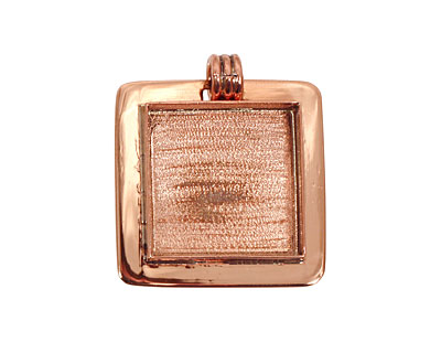 Copper Lipped Square Bezel 19mm