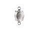 Nunn Design Sterling Silver (plated) Oval Prong Setting 16x9mm