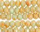 Czech Glass Rainbow Sherbet Fire Polished Rondelle 6x9mm