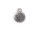 TierraCast Antique Silver (plated) Piece of 8 Charm 13x17mm
