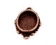 Nunn Design Antique Copper (plated) Mini Ornate Oval Bezel Link 24x15mm