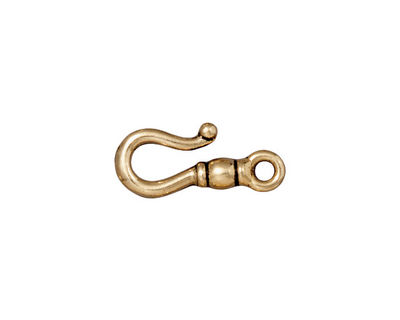 TierraCast Antique Gold (plated) Classic Hook 9x20mm