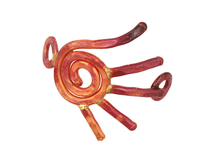 Patricia Healey Copper Right Hand Curved Link 32x31mm