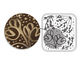 Vintaj DecoEmboss Die Wildflower Vines 2 3/8"x2 5/8"