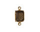 Nunn Design Antique Gold (plated) Octagon Prong Setting 17x9mm