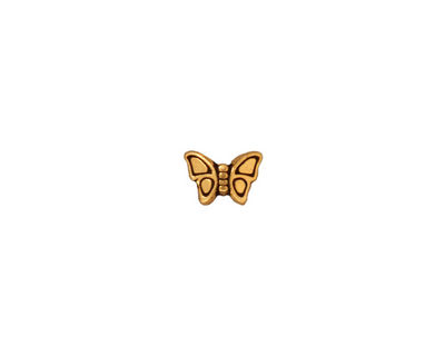 TierraCast Antique Gold (plated) Small Butterfly 5x7mm