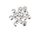 Silver (plated) Crimp Cover 4mm