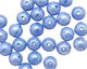 Czech Glass Luster Opaque Light Blue Round 8mm