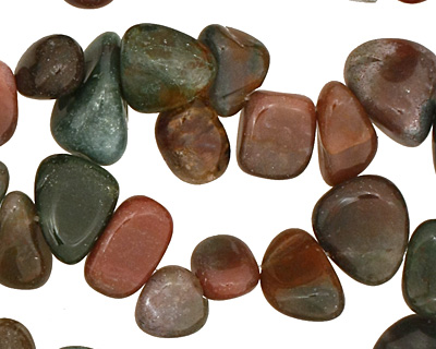 Fancy Jasper Tumbled Nugget Drop 9-14x10-15mm